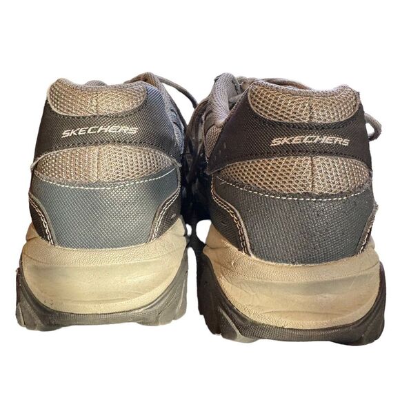 Skechers Afterburn Black Sneakers Lace Up Shoes Men's Size 13 - Picture 4 of 9